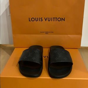 Louis Vuitton Waterfront Mule in Black Monogram
